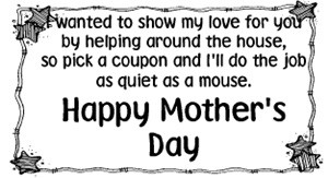 Mothers Day Coupon Book